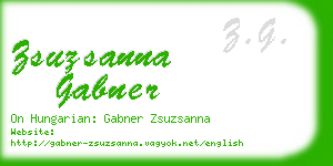 zsuzsanna gabner business card